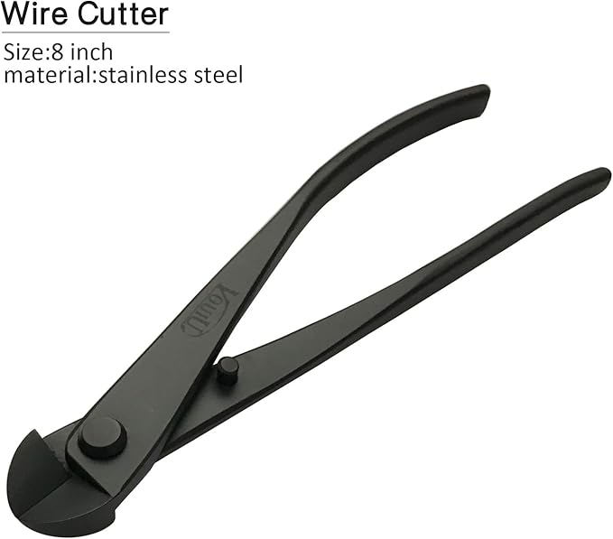 5-Piece Bonsai Tool Set,Knob Cutter,Concave Cutter,Wire Cutter,Jin Pliers,Bonsai Scissors