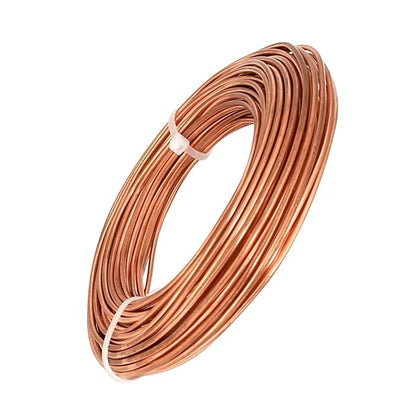 99.9% Soft Copper Wire, 10 Gauge/ 2.6 mm Diameter, 31 Feet / 9.5m, 1 Pound Spool Pure Copper Wire, Jewelry Making Wire Craft Wire