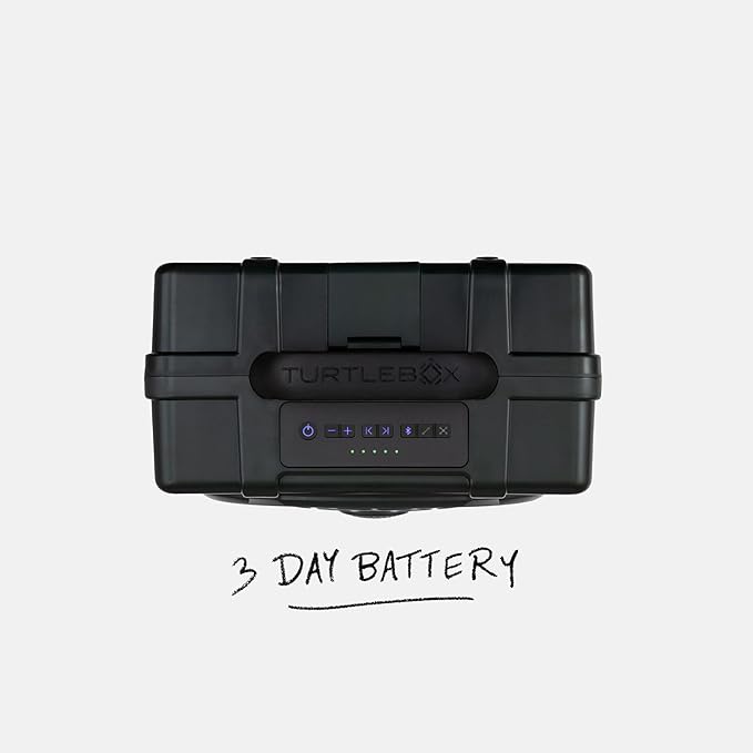 Turtlebox Original Gen 3: Portable Outdoor Bluetooth Speaker – Ultra-Loud (120dB), Waterproof (IP67), Rugged, Impact-Resistant, 3-Day Battery | Party Mode: Unlimited Pairing Stereo, Green/Yellow