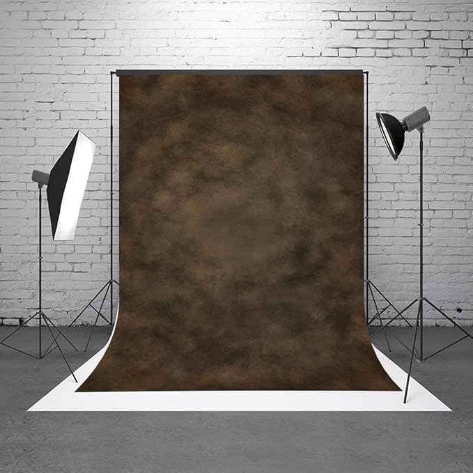 6x9ft Dark Brown Mottled Texture Photography Backdrop for Portrait Photo Studio Prop Abstract Background for Photographyer