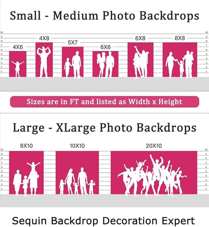 ShinyBeauty Sequin Backdrop White 10x10FT Backdrops for Photography White Wedding Drapes 10FT Baby Birthday Photo Booth Backdrop Glitter Curtain for Party Backgrounds