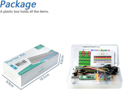 Freenove Basic Starter Kit for Raspberry Pi Pico 2 W (Included), Dual Arm Cortex-M33 and Dual Hazard3 RISC-V Microcontroller, 386-Page Detailed Tutorial, 142 Items, 55 Projects, Python C Code