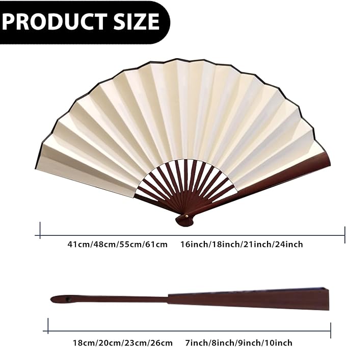 Decorative Folding Fans Personalized Fans Custom Fans Handheld Clack Fans for Line Dancing Customized with Picture Text, Fans Foldable for Line Dancing Wedding Saloon Cosplay Party Props