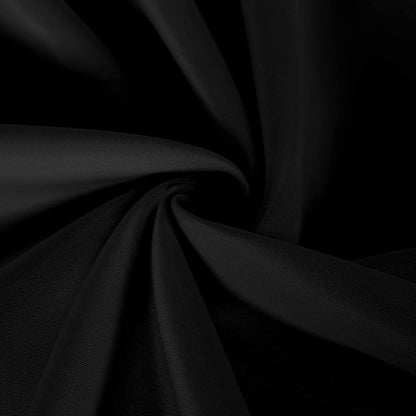 sancua 2 Pack Round Tablecloth 70 Inch Black, Stain and Wrinkle Resistant Table Cloth - Washable Polyester Table Cover for Dining Tables, Buffet Parties and Camping