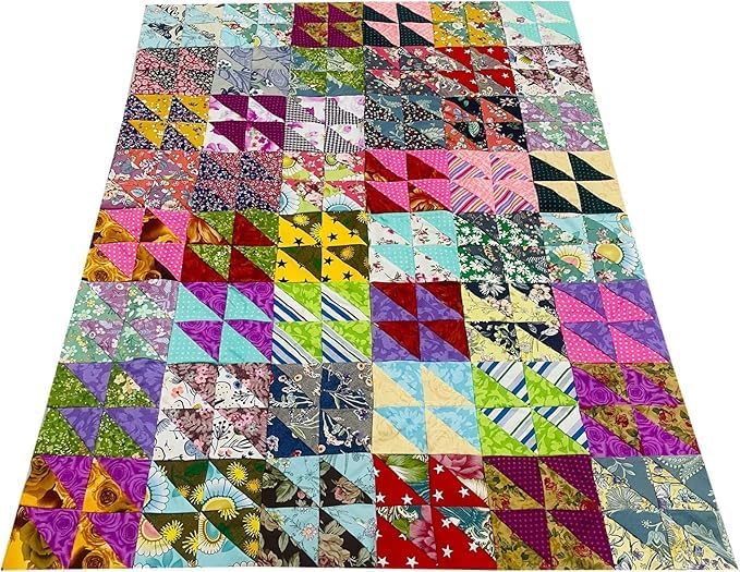 5" x 5" 50 PCS 100% Cotton Fabric Bundles for Quilting Sewing DIY & Quilt Beginners, Quilting Supplies Fabric Squares
