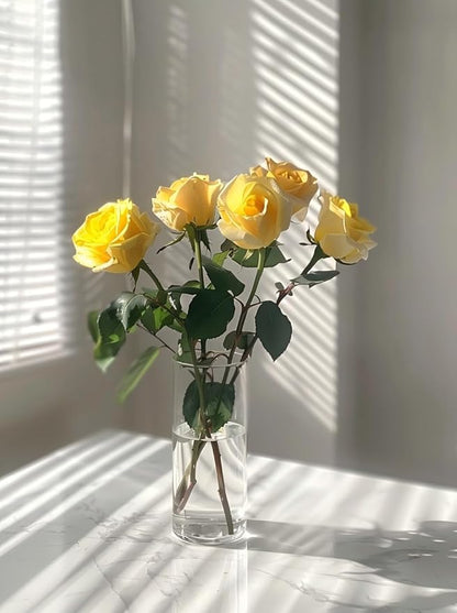 12pcs Glass Cylinder Vases for Centerpieces | 8 Inch Clear Flower Vase for Wedding Decorations, Floating Candle vases for Dinner Table, Bridal Shower, Office Home Décor