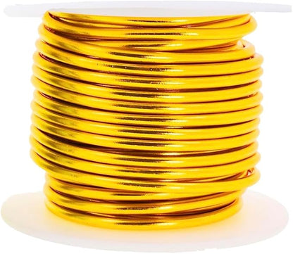 Mandala Crafts 2mm 12 Gauge Pastel Color Anodized Aluminum Wire for Sculpting, Armature, Jewelry Making, Gem Metal Wrap, Garden, Colored and Soft, 4 Rolls