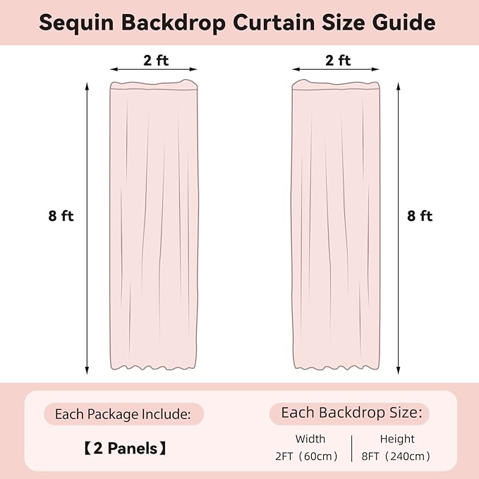 Sugargirl Turquoise Sequin Backdrop Curtain 2 Panels 2FTx8FT Glitter Turquoise Background Drapes Sparkle Photography Backdrop for Party Wedding Birthday Wall Decoration