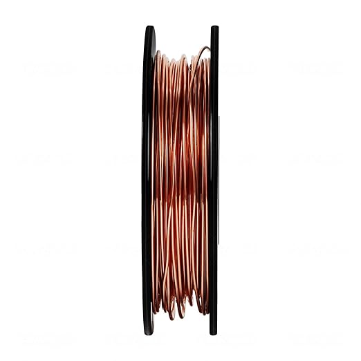 14 Gauge/1.6 mm 26 feet 5 oz 99.9% Dead Soft Copper Wire for Electroculture Gardening, Jewelry Making, Beading, Science Projects, DIY Artwork, Pure Bare Copper Wire