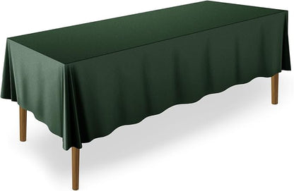 Lann's Linens - 10 Premium 70" x 120" Tablecloths for Wedding/Banquet/Restaurant - Rectangular Polyester Fabric Table Cloth - Hunter Green