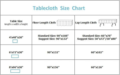 SquarePie Sequin Tablecloth 90 x 156 Inch Baby Blue Sparkly Table Linen for Wedding Party