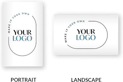 Weddingstar Matchboxes Stickers for Corporate Gift - Your Business Logo - Pack of 50 Pink