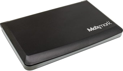 MaxMark Large Premium Magenta Purple Ink Stamp Pad - 3.5" x 6.25" - Quality Felt Pad