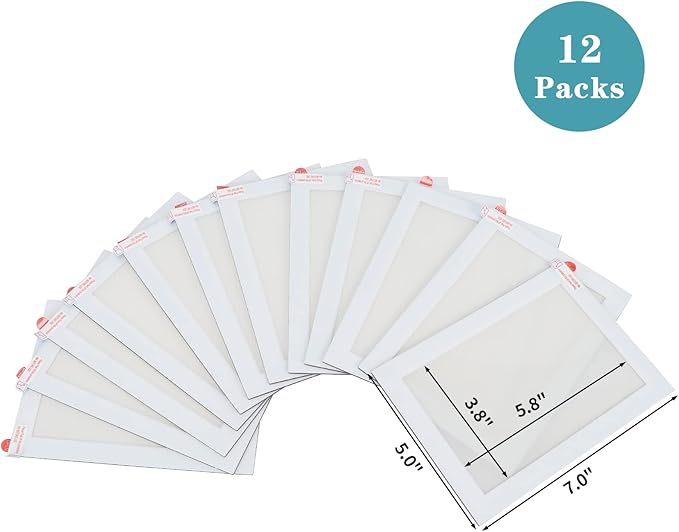 CRUGLA 12 Packs 4x6 Magnetic Picture Frames for Refrigerator， White Peel and Stick Frame Bulk, 4 by 6 Photo Holders for Fridge Dishwasher Whiteboard