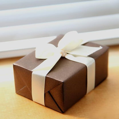 Vanhench 17.5"×963" (80/1/4FT) Wrapping Paper, Chocolate Brown Art Craft Paper Roll for Men Boys, Fathers Day Gift Wrapping Bouquet Flower Kraft Paper, Bulletin Board Paper