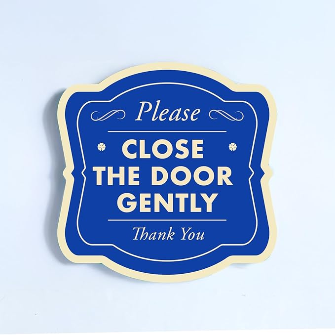 Custom Decorative Outdoor Metal Sign, Personalized Aluminum Driveway Sign - Waterproof, Made in USA - Design 3 Blue Steel 18x18 In