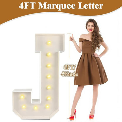 Marquee Light Up Numbers: 4FT Large Decorative Letters Signs for Party Decorations Baby Shower Birthday Wedding Engagement Anniversary, 4 Feet Tall Pre-Cut DIY Foamboard Number 6 - Easy to Assemble