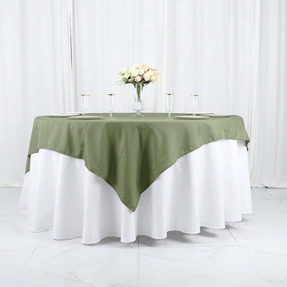 Efavormart 70" Square Linens Eucalyptus Sage Green Wholesale Linens Polyester Square Linen Tablecloth for Wedding Banquet Party Restaurant