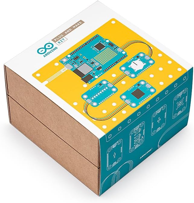 Official Arduino Plug and Make Kit [AKX00069] – Ultimate Starter Kit for Beginners | Build Connected Projects Easily | Fun & Educational Technology Kit for Learning Electronics & Coding