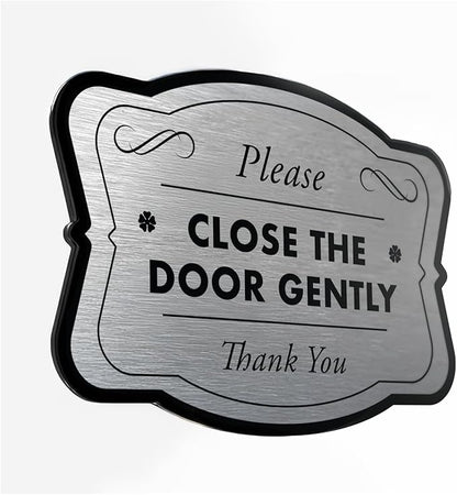 Custom Decorative Outdoor Metal Signs, Personalized Aluminum Signs, Customized Driveway Signs, Waterproof Signs Made In USA, Design 3 Metalic Silver 42x28 In