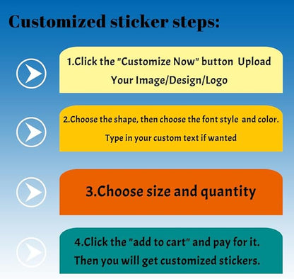 Custom Stickers 70-1000 Personalized Labels for Birthday Party Wedding, Customized Stickers for Business Logo(Flower)