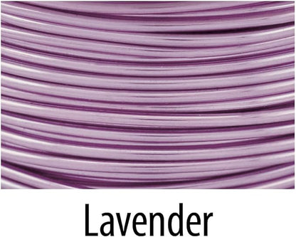 Artistic Wire, 18 Gauge Tarnish Resistant Colored Copper Craft Jewelry Wrapping Wire, Lavender, 10 yd