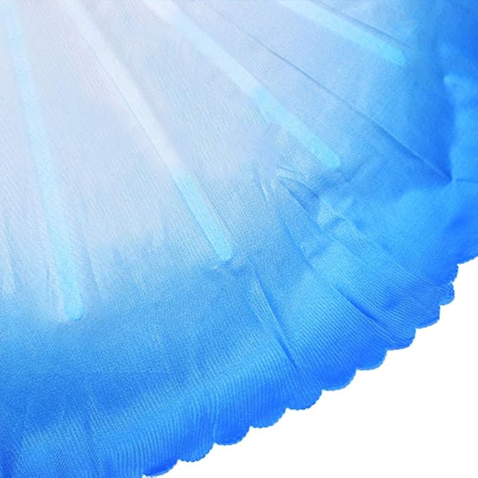 ZooBoo 2Pcs Traditional Chinese Folding Dance Fan - Elegant Taichi Kungfu Performance Accessory