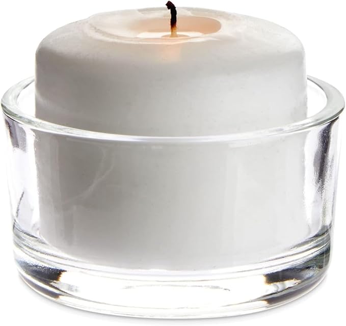 WGV Tea Light Votive Candle Holder 2x1.2 H, Clear Stubby Utility Cylinder Glass, Small Home Accent Decor, 24 Pieces