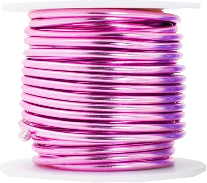 Mandala Crafts 2mm 12 Gauge Pastel Color Anodized Aluminum Wire for Sculpting, Armature, Jewelry Making, Gem Metal Wrap, Garden, Colored and Soft, 4 Rolls
