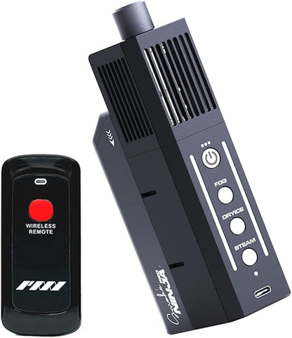 PMI SmokeNINJA PRO KIT - Portable Fog Machine with Bluetooth, 3rd Gen Haze Nozzle for Cinematic & Studio Use - Perfect for Cinematography, Photography, and Events(PRO KIT)