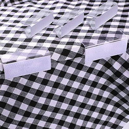 150 Pieces Table Skirting Clips Clear Tablecloth Clips for Indoor Outdoor Events Wedding Meeting Party Picnic Banquet