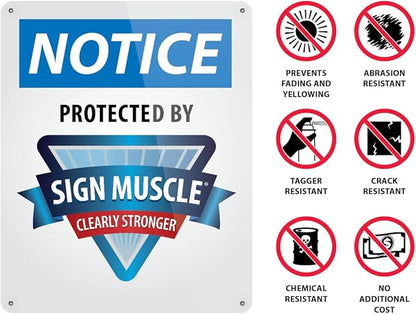 Custom OSHA Style Safety First Sign 10" x 14" Plastic Sign, Customizable "Your Text Here", by AccuformNMC Made in USA