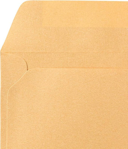 JAM PAPER 9 x 12 Open End Catalog Metallic Envelopes - Gold Stardream - 25/Pack