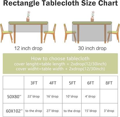 OQSQ Silver Sequins Tablecloth 60x102 inch, Sparkly Glitter Table Cover for Wedding Birthday Party Prom Decorations