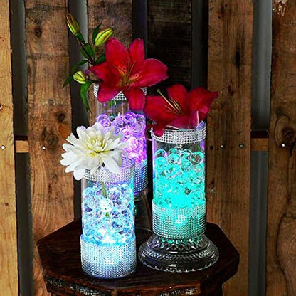 Halloween Lights Submersible LED Lights cr2032 Battery Powered Underwater Waterproof LED Tea Light for Events Wedding Centerpieces Vase Floral Xmas Holidays Home Decor Lighting(Pack of 12) (Teal)