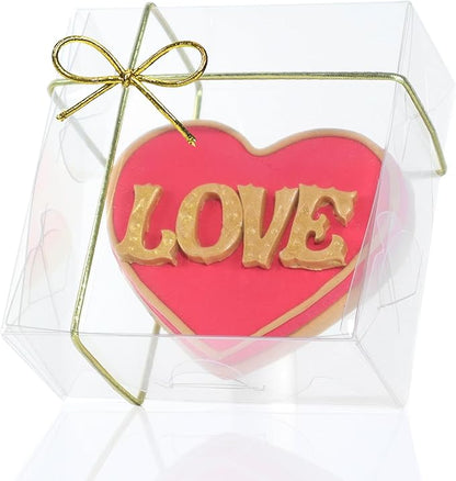RomanticBaking 3¼"x3¼x1½50PCS Full Clear Cookie Boxes Soap Boxes Chocolate Truffle Boxes,Donut Boxes Macaron Boxes Mini Bakery Boxes Brownie Box Chocolate Covered Strawberry Boxes