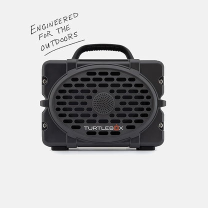 Turtlebox Original Gen 3: Portable Outdoor Bluetooth Speaker – Ultra-Loud (120dB), Waterproof (IP67), Rugged, Impact-Resistant, 3-Day Battery | Party Mode: Unlimited Pairing Stereo, Gray/Kelly Green