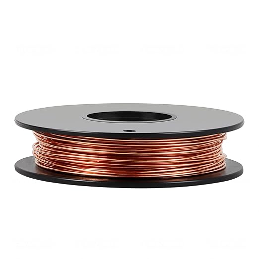 14 Gauge/1.6 mm 26 feet 5 oz 99.9% Dead Soft Copper Wire for Electroculture Gardening, Jewelry Making, Beading, Science Projects, DIY Artwork, Pure Bare Copper Wire