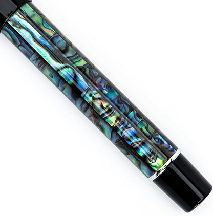 Conklin Duragraph Fountain Pen Abalone Nights - Medium Nib, Elegant Writing Instrument with Exquisite Abalone Finish
