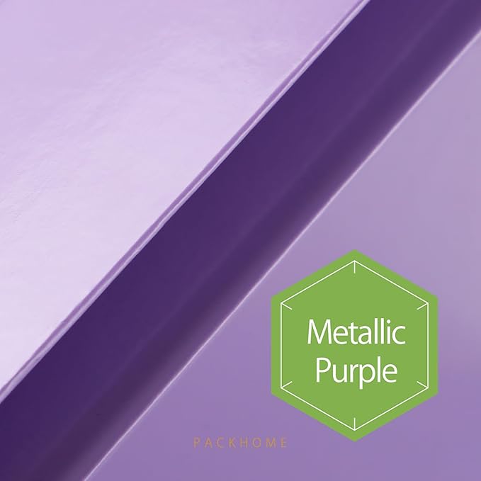 PACKHOME 6 Gift Boxes 11.5x8x2.5 Inches, Sturdy Shirt Boxes with Magnetic Lids for Multiple Occasions (Glossy Purple)