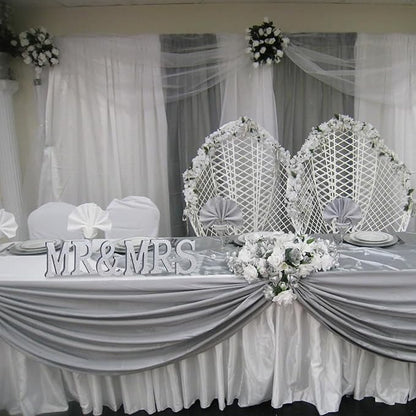 TONIFUL 8 Inch Silver Glitter & Table Centerpiece A-Z Silver Birthday Party Decorations,Silver & for Birthday,Chrismas,Graduation,Bridal Shower,Wedding,Anniversary Party Supplies