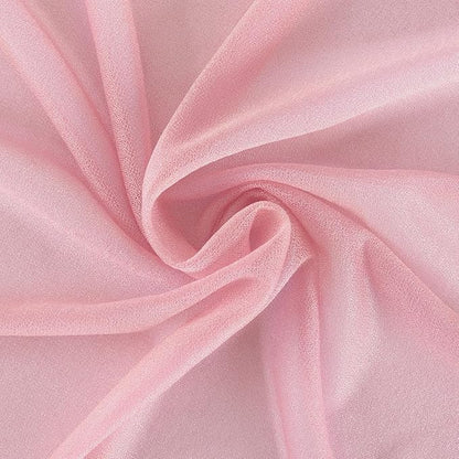 Dusty Rose Elegant Arch Draping Fabric Outdoor 1 Panel 29" × 20Ft Sheer Chiffon Curtain Drapes for Fall Wedding Ceremony Birthday Party Garden Brunch