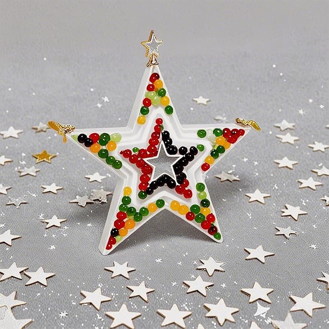 Silver Star Confetti - 60g (2.11OZ) Metallic Shine Stars Table Confetti for Weddings, Parties, New Year – Biodegradable Glitter Stars for Tables, Crafts, Photo Props, Holiday Decorations