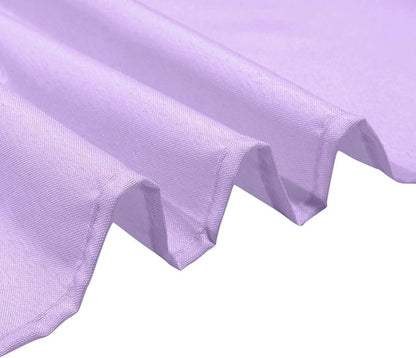 Efavormart Round Tablecloth, 90 Inch Stain & Wrinkle Resistant Washable Table Cloth, Decorative Polyester Fabric Table Cover for Banquet, Wedding, Dining- Lavender