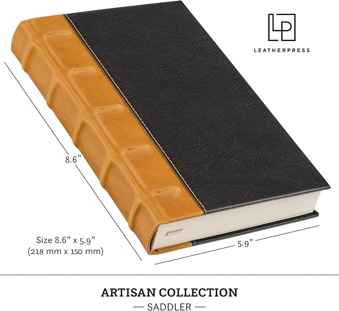Luxury Leather Journal - Elegant Gift for Men & Women | Full-Grain Leather Notebook with Numbered Pages & Table of Contents | Perfect for Birthdays, Anniversaries, & Special Occasions