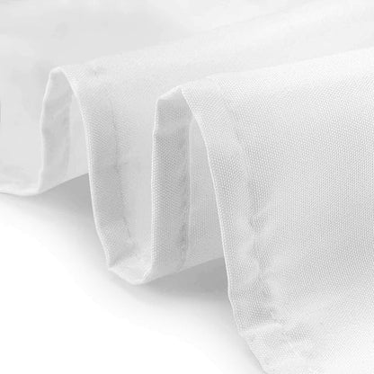 Lann's Linens - 10 Premium 70" x 120" Tablecloths for Wedding/Banquet/Restaurant - Rectangular Polyester Fabric Table Cloth - White