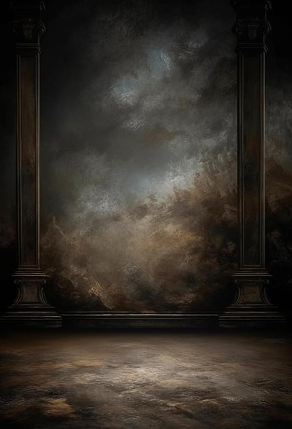 6x9ft Dark Vintage Photography Backdrops Portrait Photo Backdrop Wedding Bridal Show Birthday Background for Studio Props