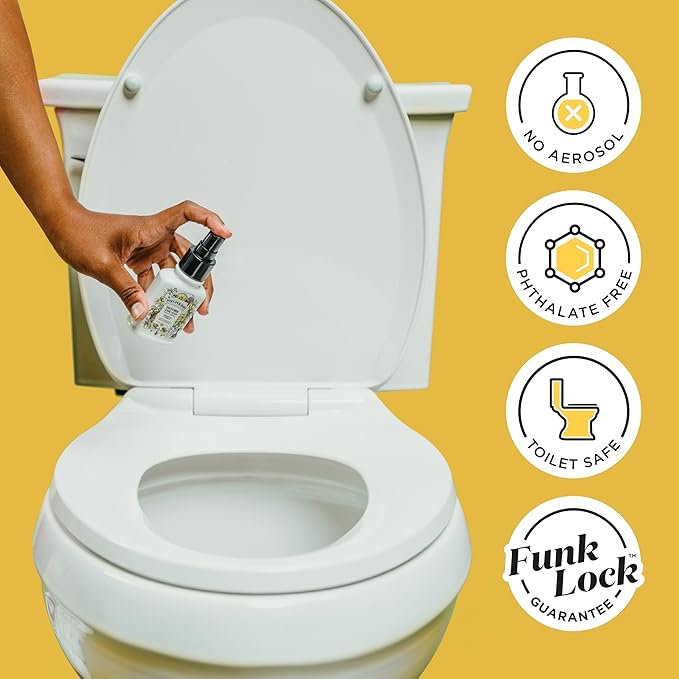 Poo-Pourri Before-You-Go Toilet Spray Refill, Original Citrus, 16 Fl Oz, Up to 800 Uses, Bathroom Odor Deodorizer with Essential Oils for Home or Work, Lemon, Bergamot and Lemongrass Scent
