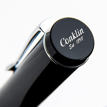 Conklin Duragraph Fountain Pen Orange Nights - Extra Fine Nib, Precision Writing Instrument with Vibrant Finish