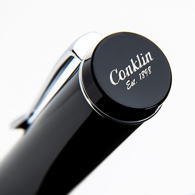 Conklin Duragraph Fountain Pen Orange Nights - Stub Nib, Premium Writing Tool for Calligraphy & Signatures